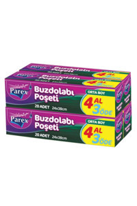 Yapıyorsun Orta Kilitli Buz Dolabı Poşeti 4x20 Adet