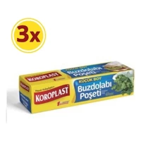 Koroplast Küçük Buz Dolabı Poşeti 3x40 Adet