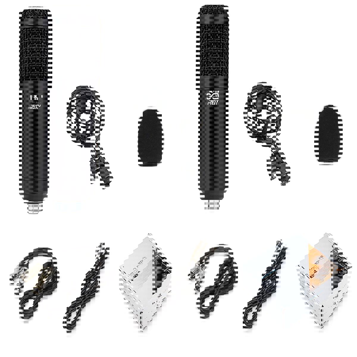 Oxıd CM-250XU Condenser 3.5 mm Kablolu Siyah Masaüstü Mikrofon