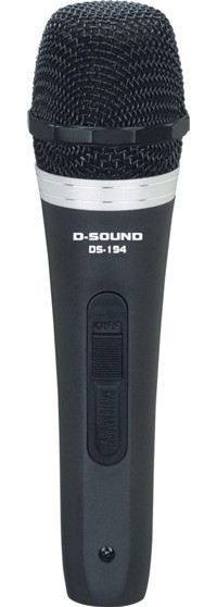 D-Sound DS-194 Dinamik 6.3 mm Kablolu Gri El Mikrofon