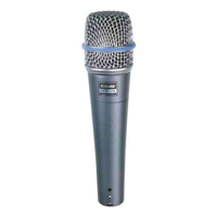 Shure BETA57A Dinamik 3.5 mm Kablolu Gri El Mikrofon