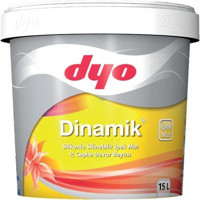 Dyo Dinamik Su Bazlı Silikonlu İpeksi Mat İç Cephe Boyası 15 lt Fildişi