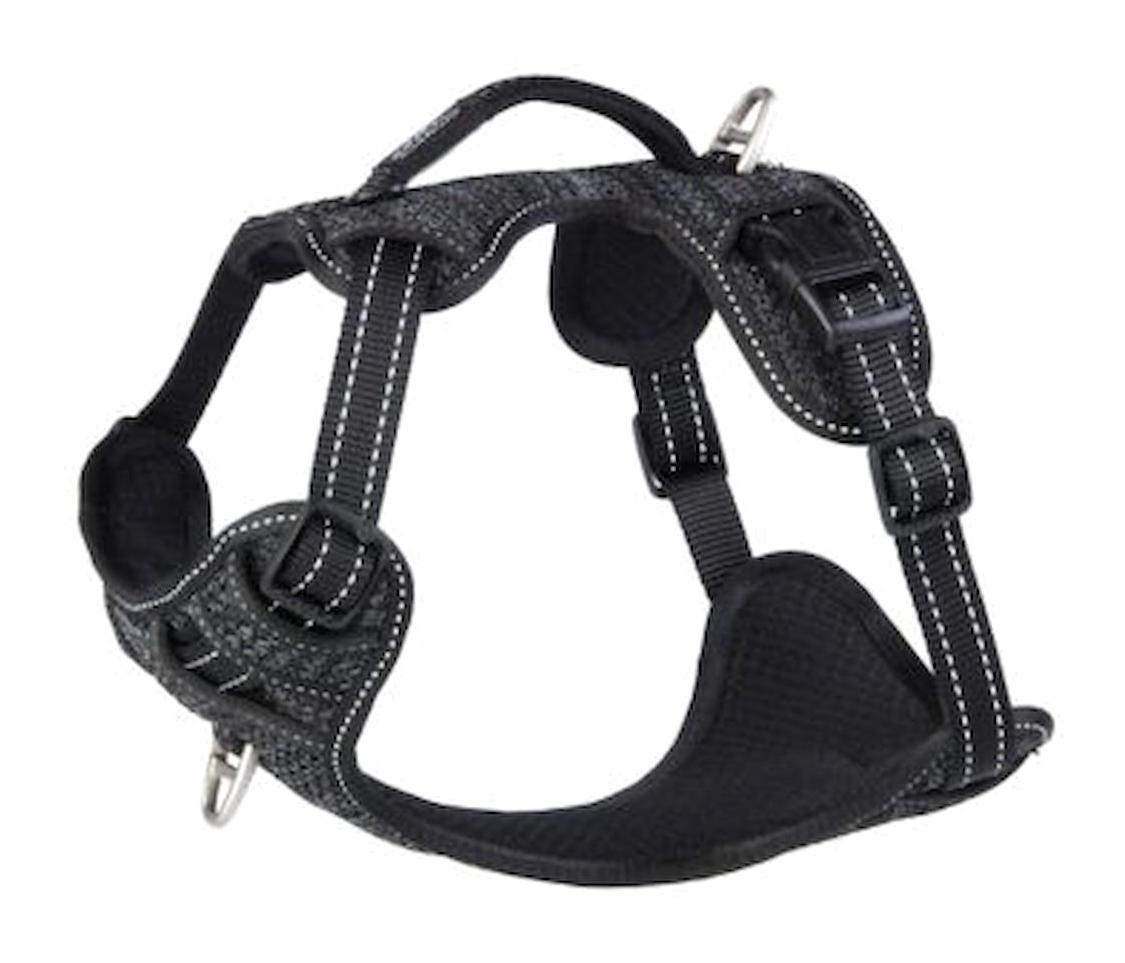 Rogz Utility Explore Tuig M Ayarlanabilir Göğüs H Tipi Köpek Tasması Siyah