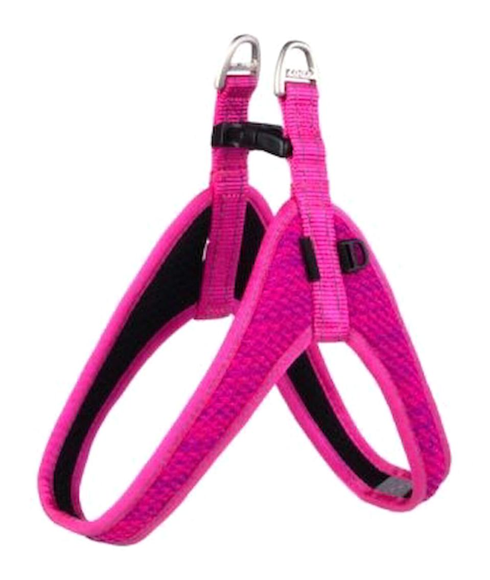 Rogz Utility Fast Fit Tuig L Ayarlanabilir Göğüs Köpek Tasması Pembe