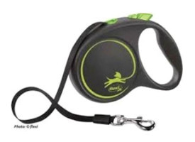 Flexi Black Desing L Makaralı Ayarlanabilir Köpek Tasması Yeşil