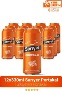 Sarıyer Portakal Kutu Gazoz 12x330 ml