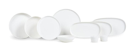 Leggno Botanical White 55 Parça 12 Kişilik Porselen Yemek Takımı