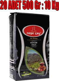Neşe Çay Köyüm Gold Siyah Dökme Çay 20x500 gr