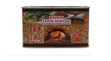 Bozkır Tahin Dünyası Teneke Çifte Kavrulmuş Organik Glutensiz Kepeksiz Bozkır Tahin 800 gr