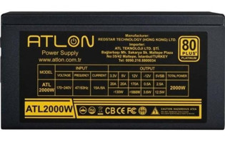 Atlona ATL2000W 2000 W Non Modüler Power Supply