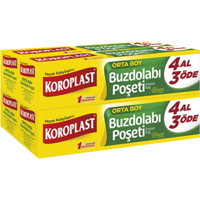 Koroplast Orta Buz Dolabı Poşeti 4x40 Adet