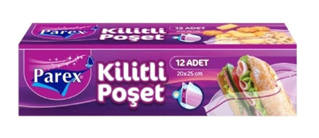 Parex Kilitli Buz Dolabı Poşeti 15 Adet
