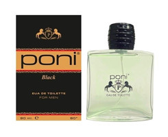 Poni Black EDT Odunsu-Yeşil Elma Erkek Parfüm 90 ml