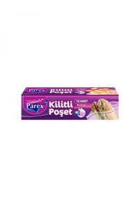 Parex Küçük Kilitli Buz Dolabı Poşeti 12 Adet