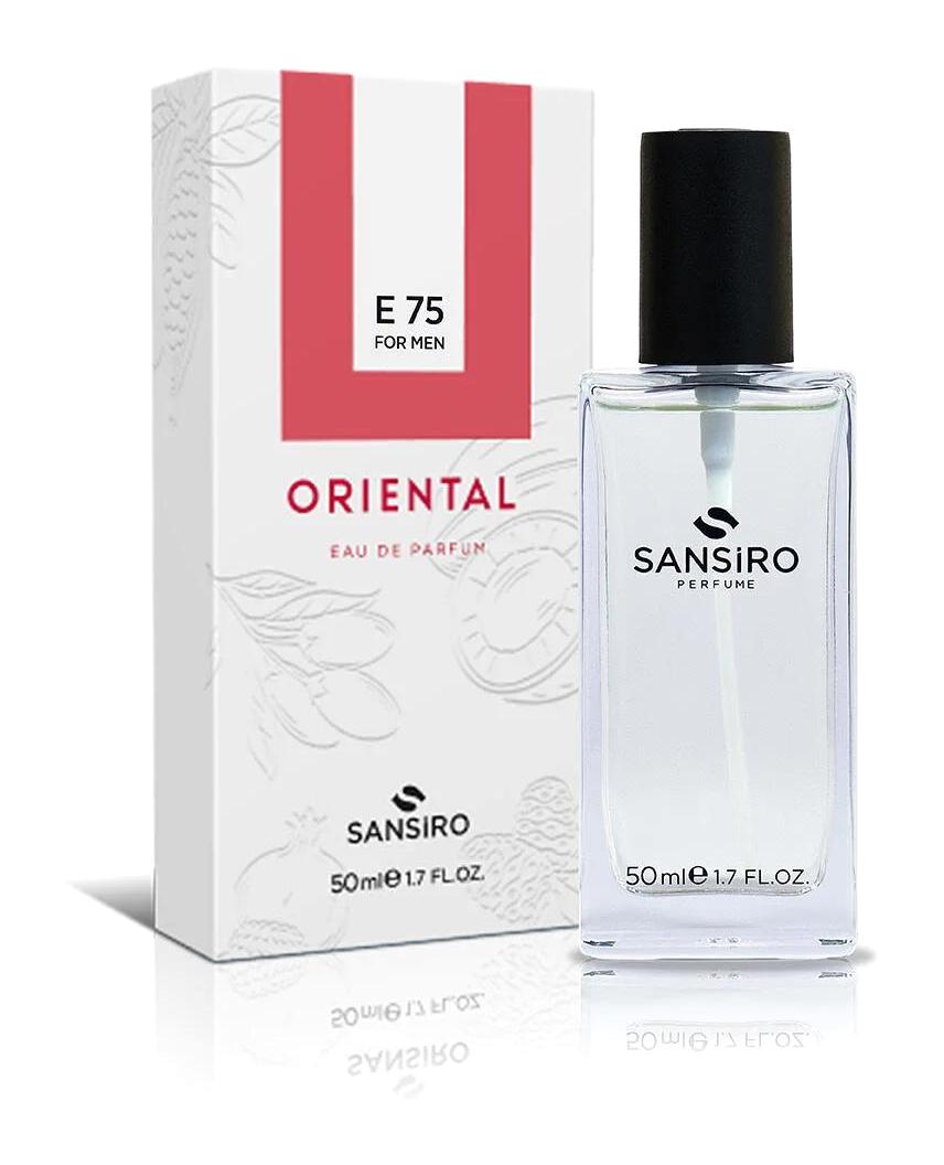 Sansiro E-75 EDP Çiçeksi-Odunsu Erkek Parfüm 50 ml