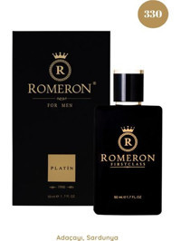 Romeron 330 Platin EDP Odunsu-Sandal Erkek Parfüm 50 ml