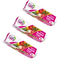 Miss Lady Büyük Buz Dolabı Poşeti 3x15 Adet