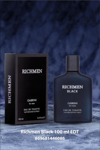 Gabrini Richmen Black For EDT Çiçeksi-Odunsu Erkek Parfüm 100 ml
