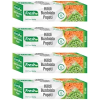 Fresh-Up Orta Kilitli Buz Dolabı Poşeti 40 Adet