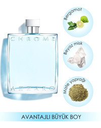 Azzaro Chrome EDT Çiçeksi-Ferah Erkek Parfüm 200 ml