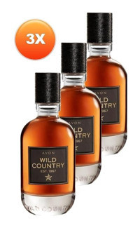 Avon Wild Country EDT Oryantal-Sandal Erkek Parfüm 3x75 ml