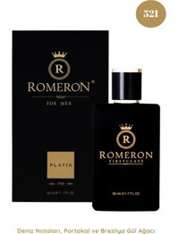 Romeron 521 Platin EDP Odunsu-Portakal Erkek Parfüm 50 ml