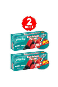 Smarter Orta Buz Dolabı Poşeti 2x100 Adet