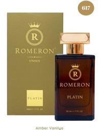 Romeron 617 Gold EDP Odunsu-Sandal Erkek Parfüm 50 ml