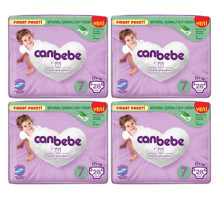 Canbebe 7 Numara Cırtlı Bebek Bezi 4x28'li