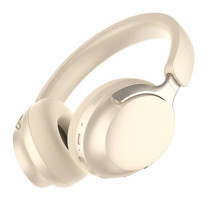 Lapas LP-HD001 5.4 Silikonlu Kablosuz Kulak Üstü Bluetooth Kulaklık Krem