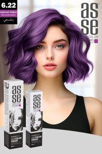 Asse 6.22 Patlıcan Moru Krem Saç Boyası 60 ml