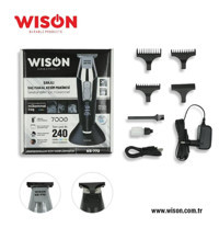 Wıson WS-772 Saç Sakal 7 Başlıklı Çok Amaçlı Sinekkaydı Kuru Tıraş Makinesi