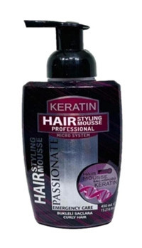 Passionate Keratinli Kıvırcık Saçlar İçin Şekillendirici Hacim Veren Saç Köpüğü 450 ml