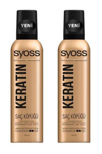 Syoss Keratin İnce Telli Saçlar İçin Şekillendirici Saç Köpüğü 2x250 ml