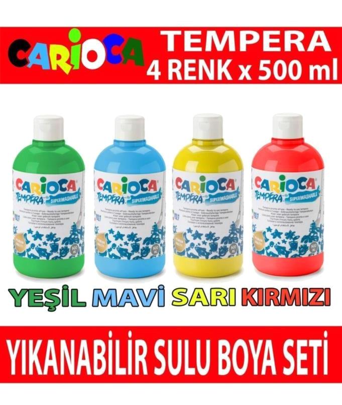 Carioca Tempera 4'lü Tüp Sulu Boya