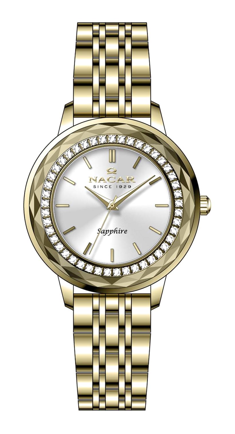 Nacar NC33-398223-DWMS 32 mm Altın Metal Kordon Analog Kadın Kol Saati