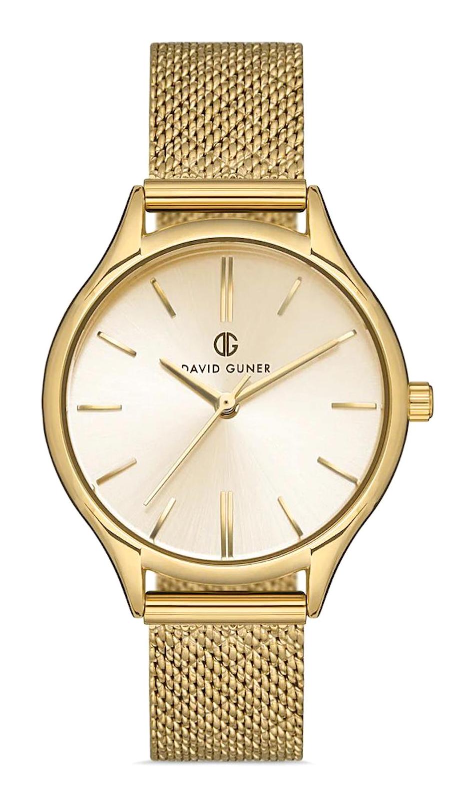 David Guner DG-8312LC-B4 32 mm Altın Metal Kordon Analog Kadın Kol Saati
