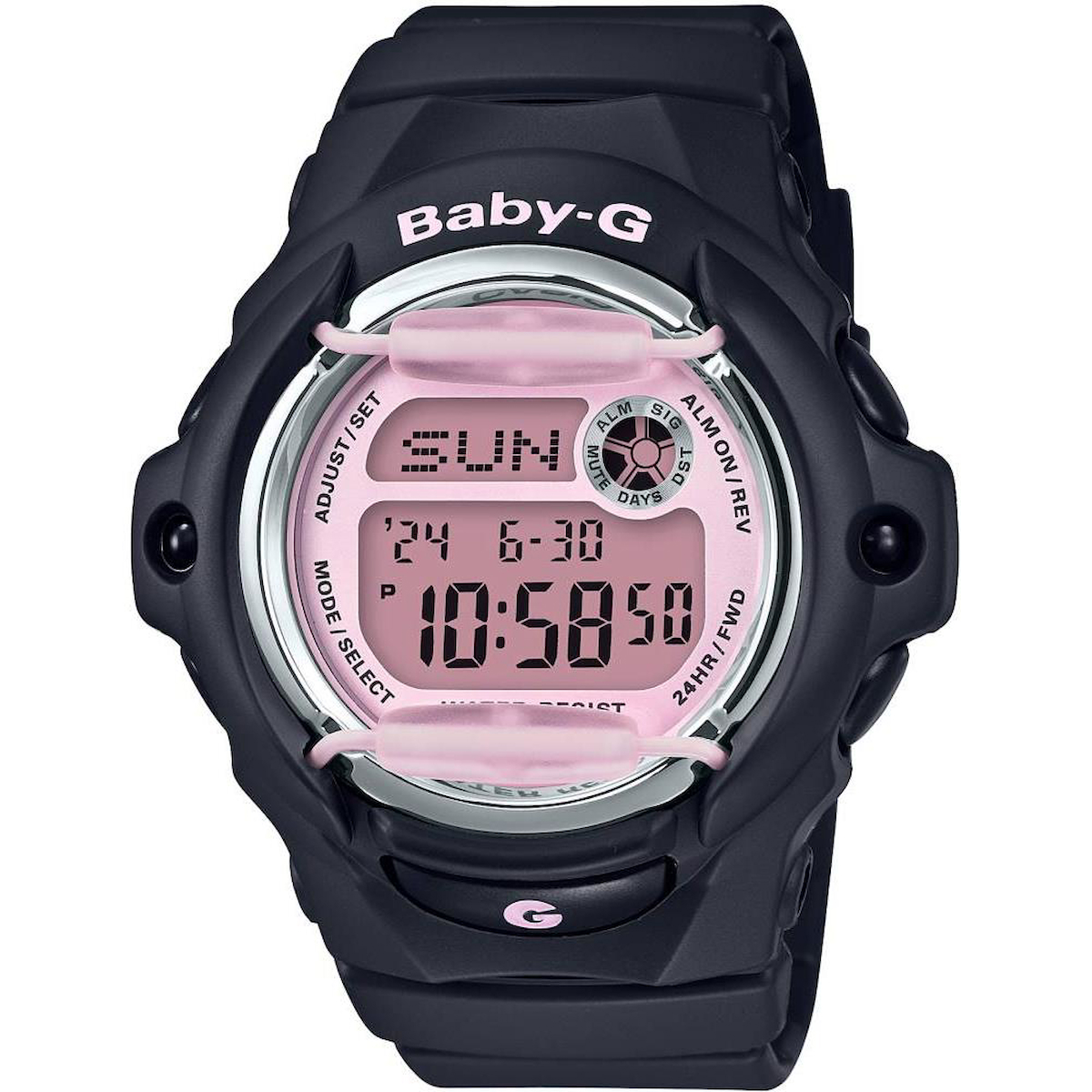 Casio BABY-G BG-169M-1DR Takvimli 42.6 mm Siyah Silikon Kordon Analog Kadın Kol Saati
