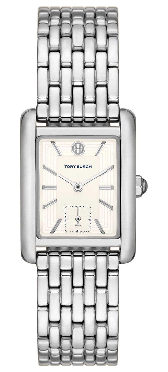 Tory Burch TBW1069 25 mm Gri Çelik Kordon Analog Kadın Kol Saati
