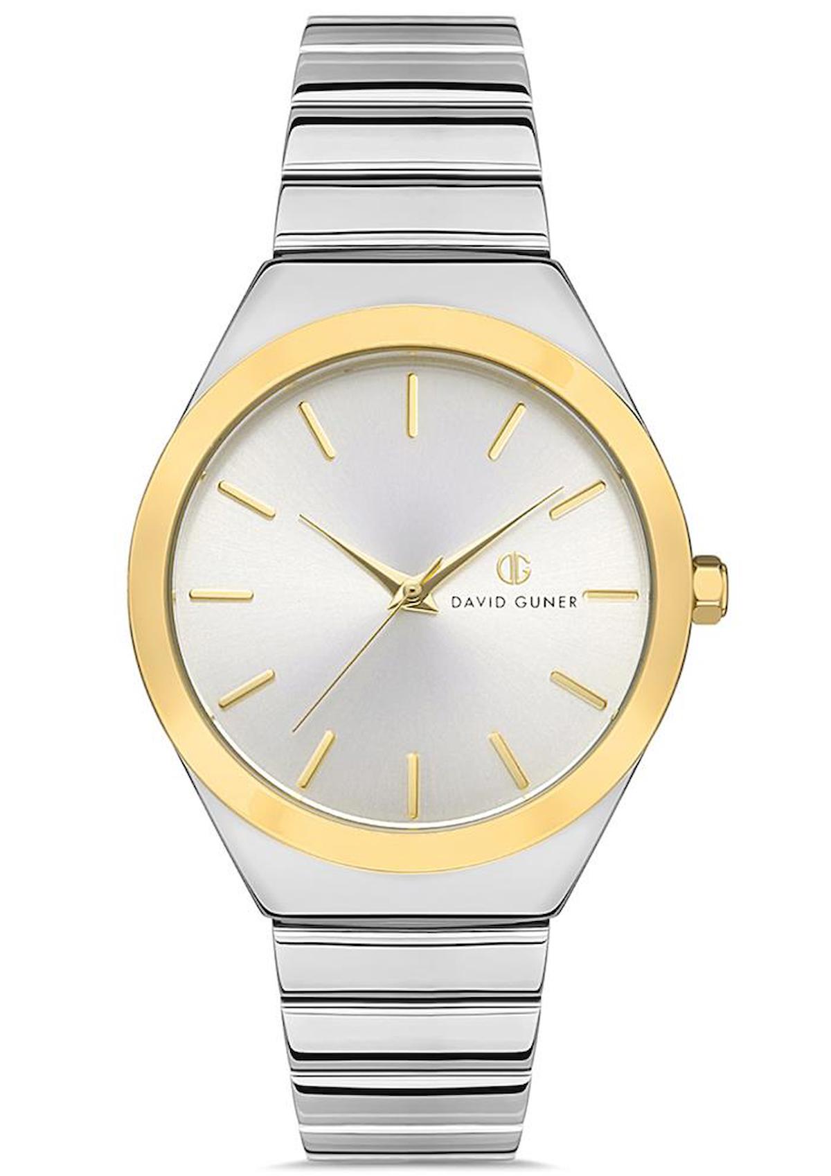 David Guner DG-8095LA-D1 37 mm Gri Çelik Kordon Analog Kadın Kol Saati