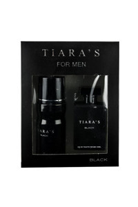 Tiaras Black İkili Erkek Parfüm Deodorant Seti EDT