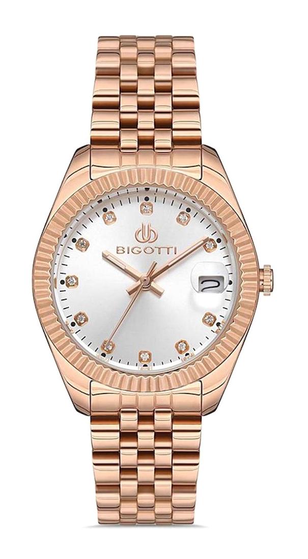 Bigotti BG.1.10240.2 36 mm Rose Gold Çelik Kordon Analog Kadın Kol Saati