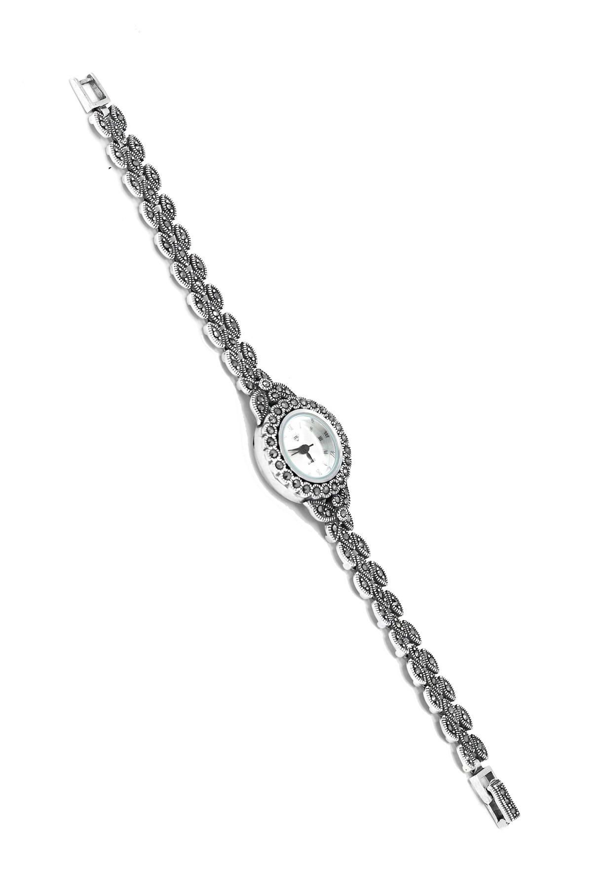 Midyat Nurtaş Gümüş 201021858 23 mm Gümüş Kordon Analog Kadın Kol Saati