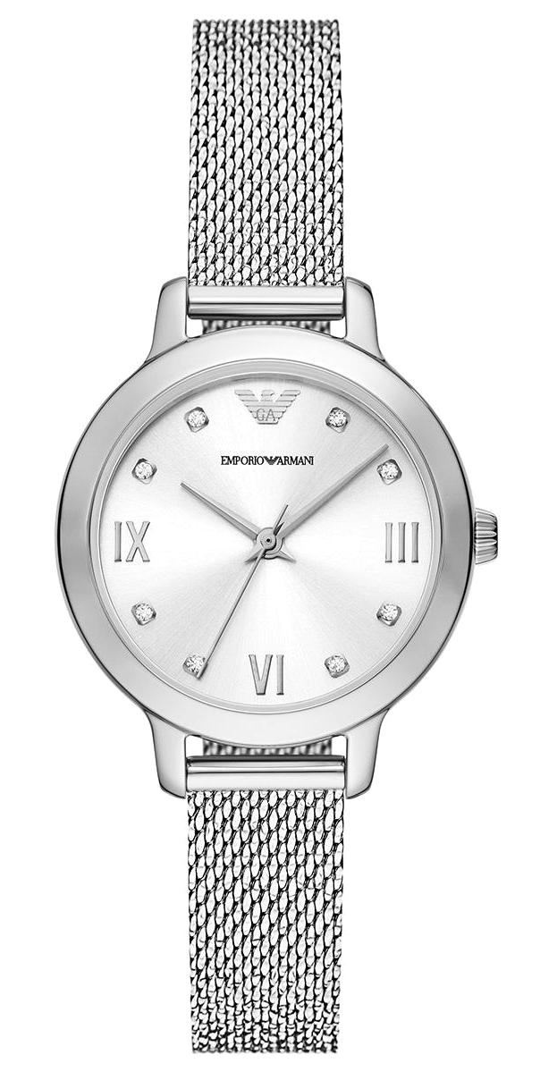 Emporio Armani AR11584 32 mm Gri Hasır Kordon Analog Kadın Kol Saati