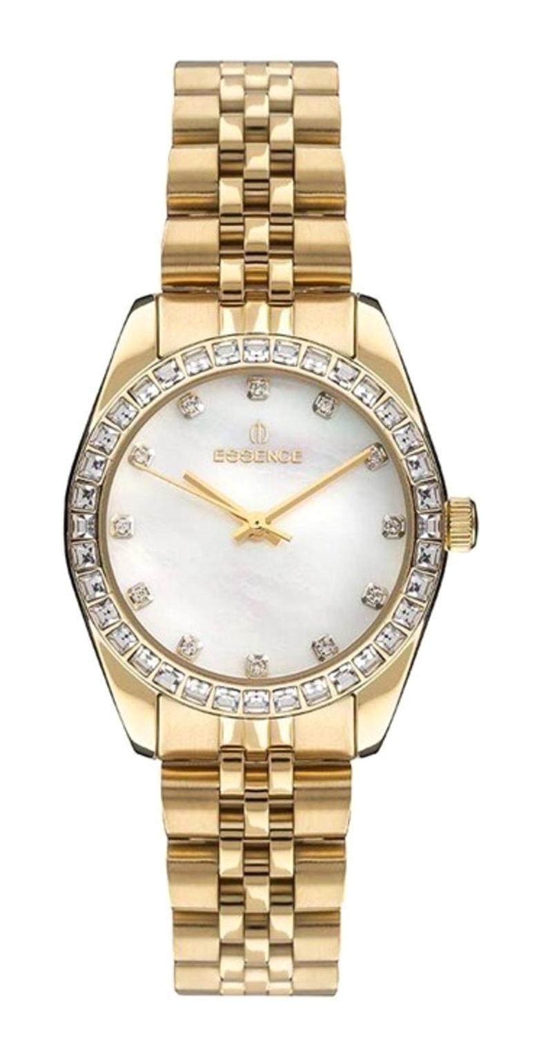 Essence ES6746FE.120 33 mm Altın Çelik Kordon Analog Kadın Kol Saati