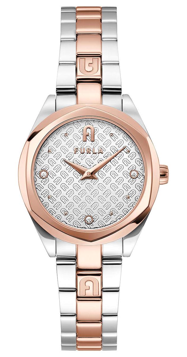 Furla FRWW00047005L5 30 mm Gri-Rose Gold Çelik Kordon Analog Kadın Kol Saati