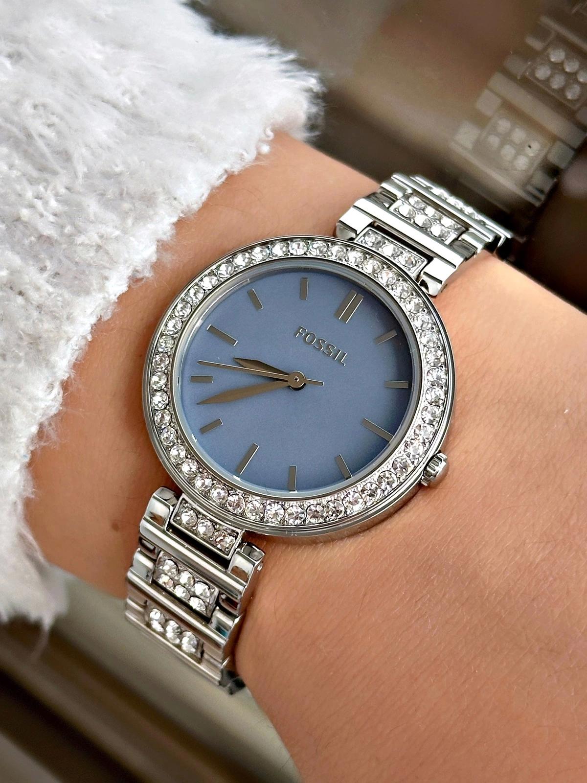 Fossil FB3865 34 mm Gri Çelik Kordon Analog Kadın Kol Saati