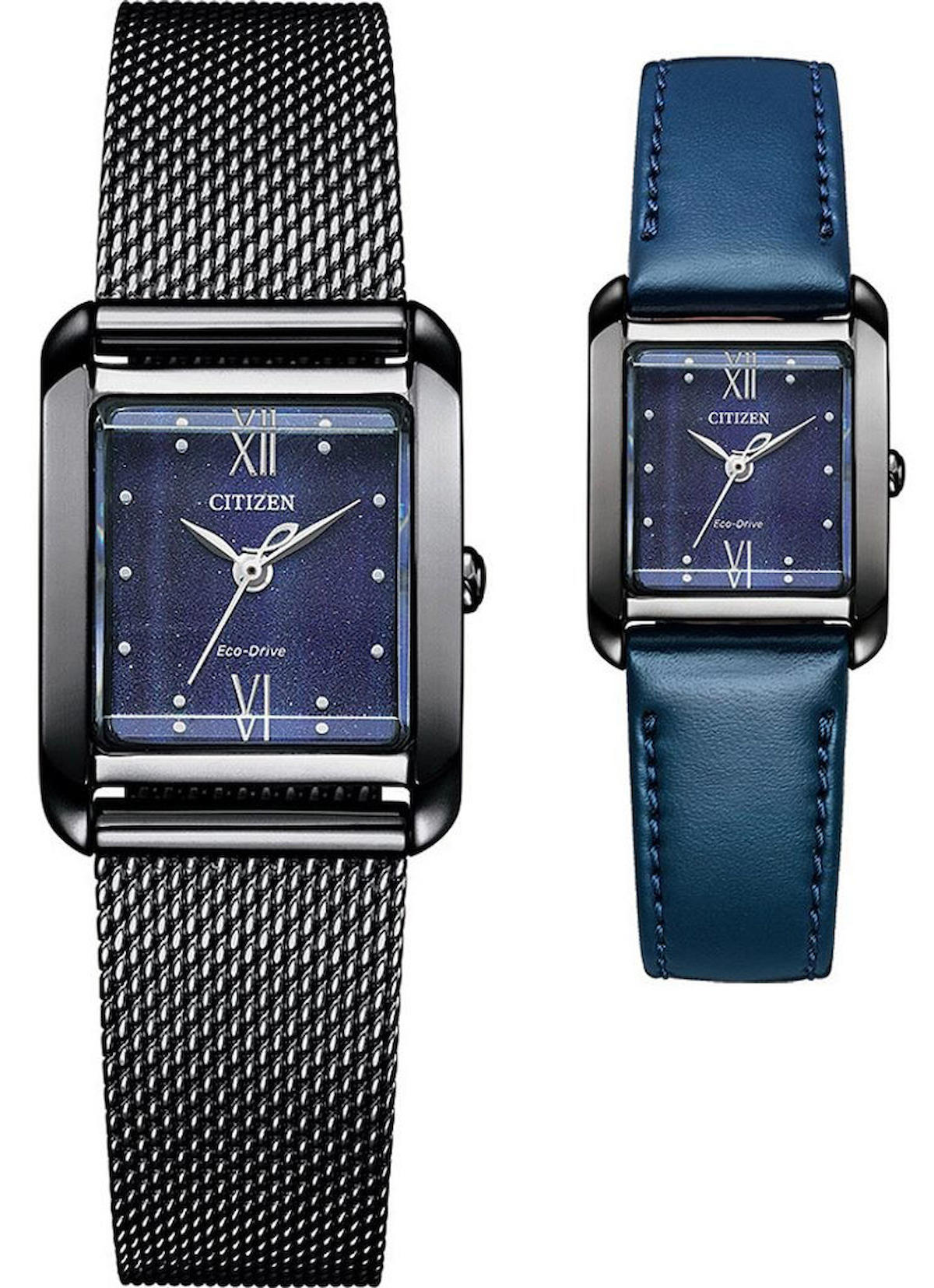 Citizen EW5597-63L 21.5 mm Gri Hasır Kordon Analog Kadın Kol Saati