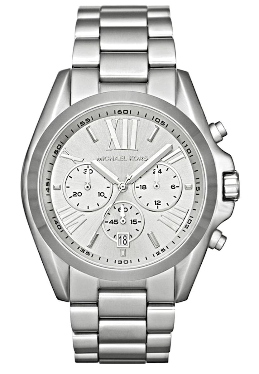 Michael Kors MK5535 Takvimli 42 mm Gri Çelik Kordon Analog Kadın Kol Saati
