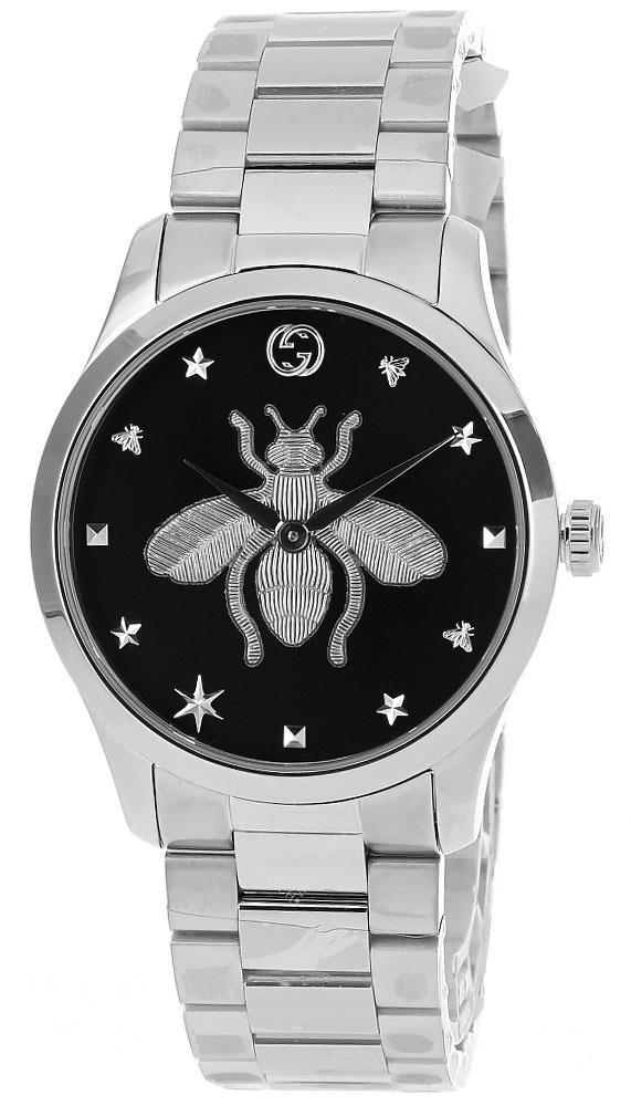 Gucci YA1264136 38 mm Gri Çelik Kordon Analog Kadın Kol Saati